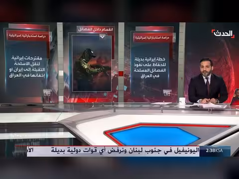 دراسة إسرائيلية تكشف خطة إيرانية بديلة للحفاظ على نفوذ الفصائل في العراق