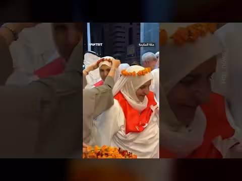 استقبال حجاج إيرانيين في السعودية