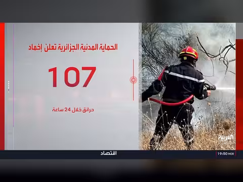 حرائق شاملة بسبب القبة الحرارية في المغرب العربي