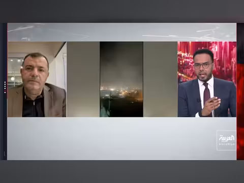 مشاهد القصف الأميركي على الأهواز في إيران