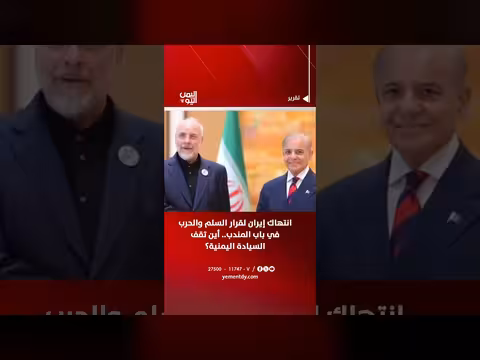 انتهاك إيران لقرار السلام في باب المندب