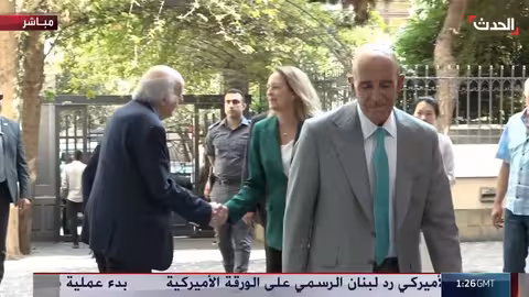 جنبلاط يستقبل المبعوث الأمريكي توم براك