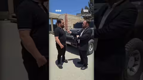 همر مسروقة تظهر مع سيارات الأمن السوري.. رد الداخلية