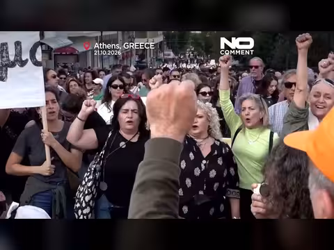 آلاف المتظاهرين في أثينا احتجاجاً على أوضاع التعليم