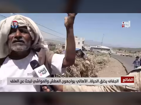 الجفاف في الضالع.. الأهالي يواجهون العطش والمواشي تبحث عن العلف
