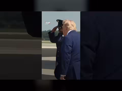 ترمب يحضر مراسم نقل جثامين جنود أميركيين