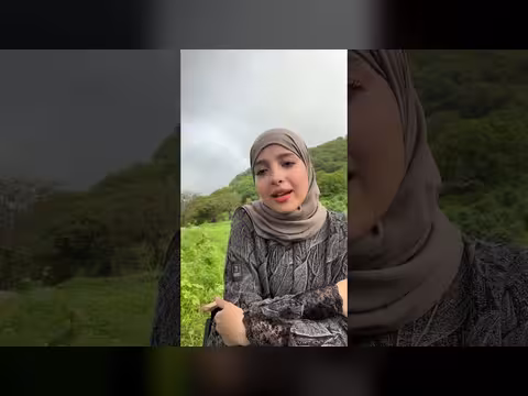 لحظة مميزة من البث المباشر لماريا قحطان