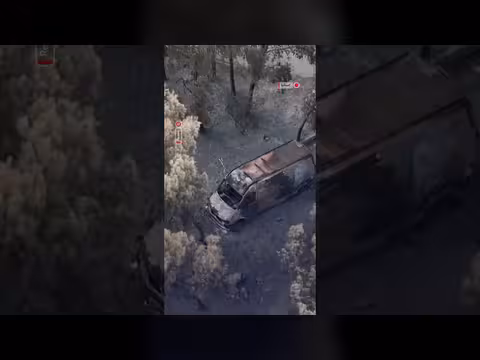 لقطات جوية توثق دمار حرائق الغابات في إسبانيا