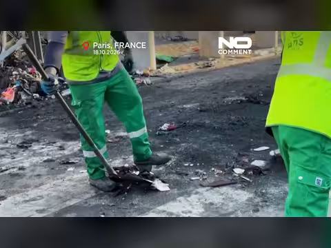 احتجاجات عنيفة تترك خسائر مادية في باريس وليون ومرسيليا