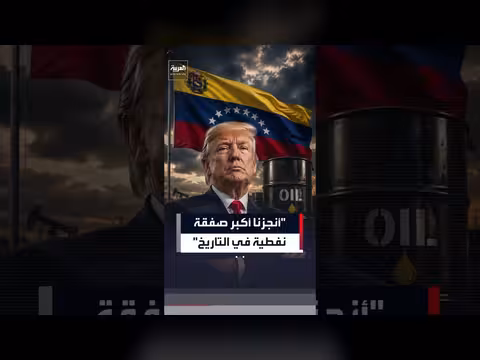 ترمب يعلن اتفاقاً تاريخياً يمنح أميركا حصة في نفط فنزويلا