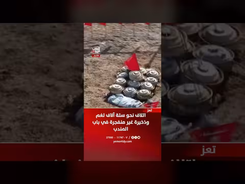 اتلاف ستة آلاف لغم في باب المندب