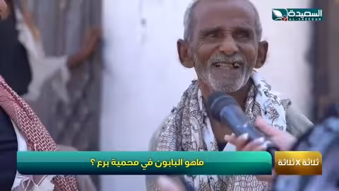 في فقرة 3 ما هو البابون في محمية برع، اليمن، طائر السعيدة7