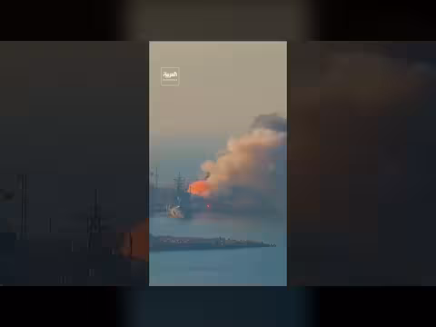 القوات الروسية تستهدف ميناء إزمايل الأوكراني وتُسبب حريقااً