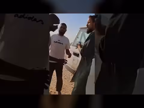 العثور على سائق شاحنة سوداني بعد يومين في الصحراء الليبية