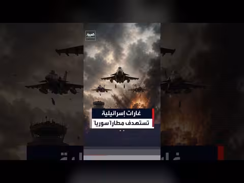 غارات إسرائيلية تستهدف مطار أبو الظهور العسكري قرب الحدود التركية
