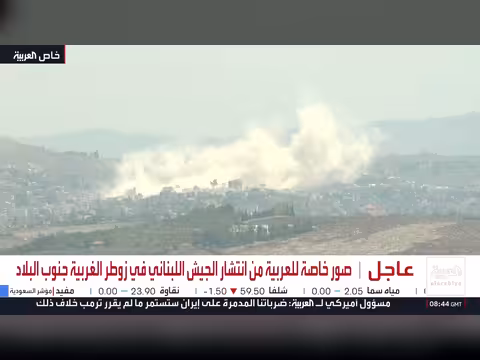 الجيش اللبناني يدخل بلدة زوطر بعد الانسحاب الإسرائيلي